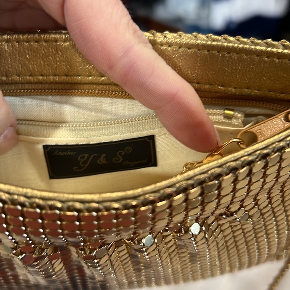 NWT Vintage Y&S original gold crossbody, excellent condition. Perfect addition. - Picture 6 of 9